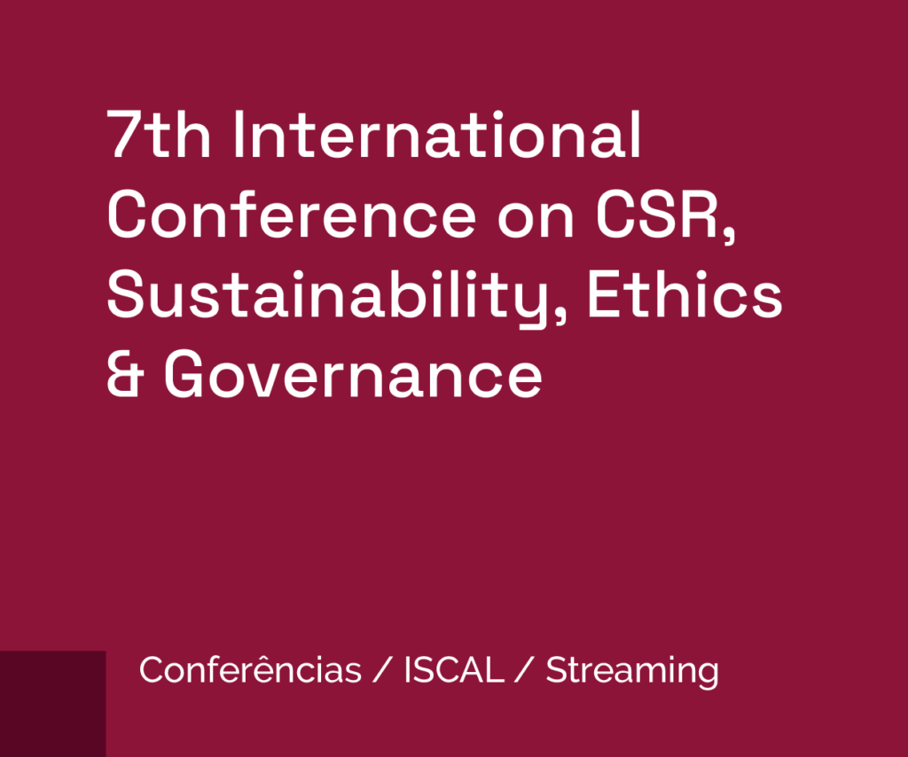 7th International Conference on CSR, Sustainability, Ethics & Governance