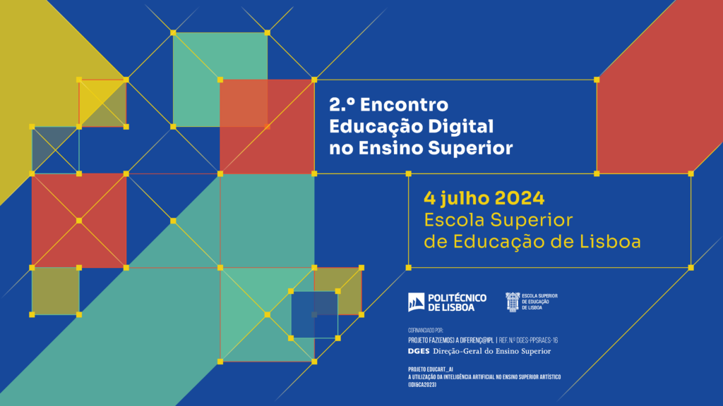 Banner 2.º Encontro Educação Digital no Ensino Superior.